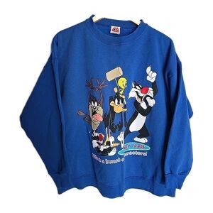 Vintage Loony Tunes 1997 Crewneck Sweatshirt "What A Bunch Of Characters" XL